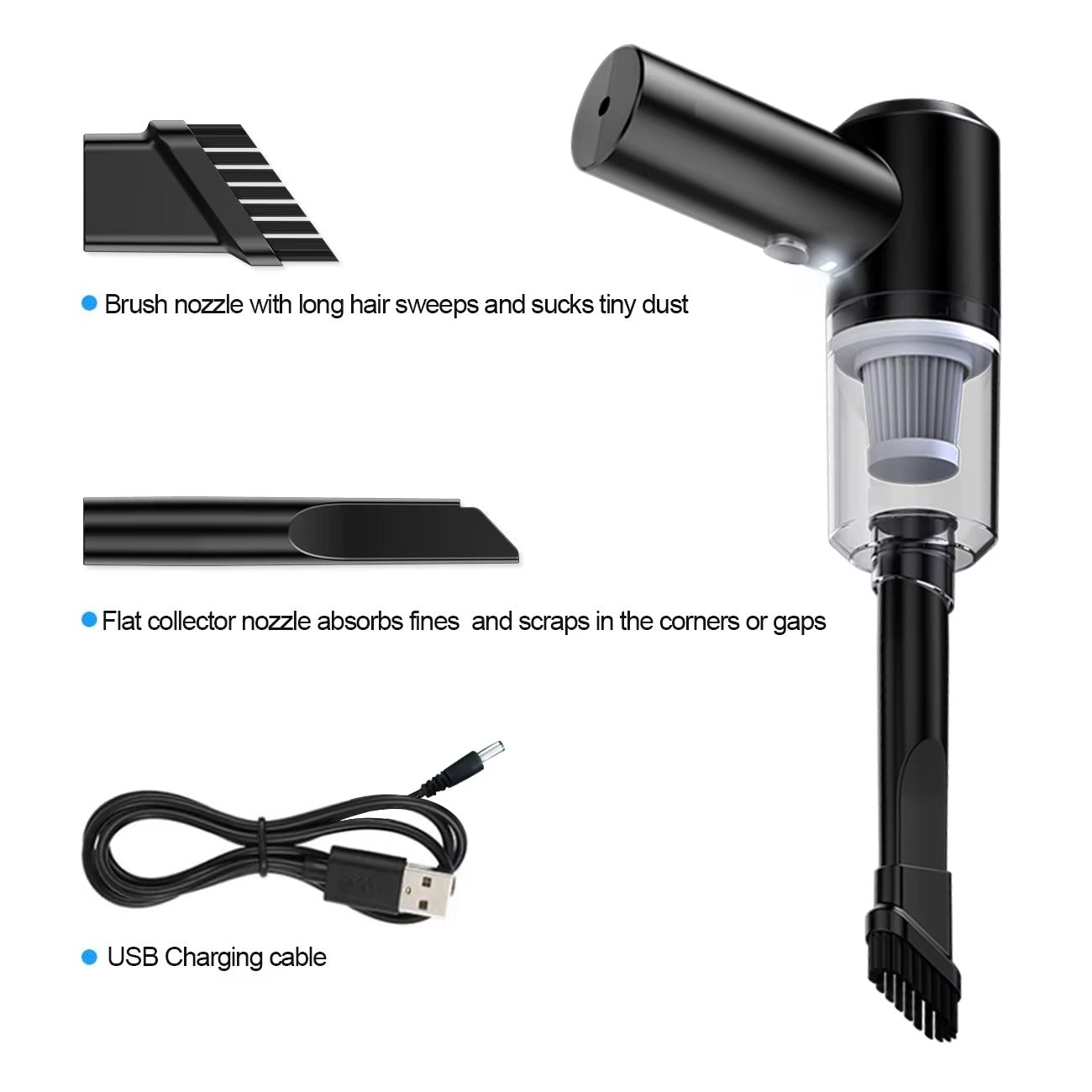 2-in-1 Wireless Handheld Vacuum & Air Duster