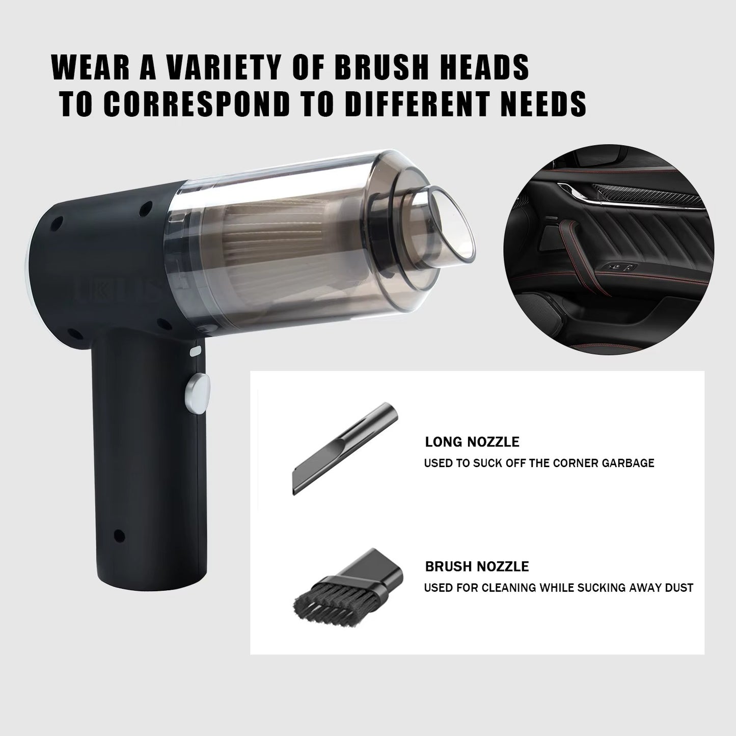 2-in-1 Wireless Handheld Vacuum & Air Duster