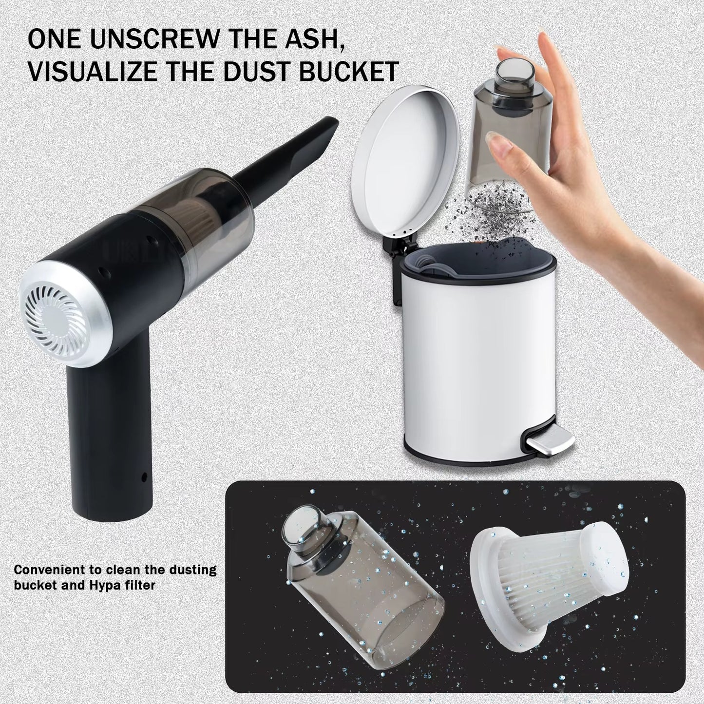 2-in-1 Wireless Handheld Vacuum & Air Duster